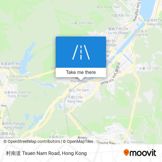 村南道 Tsuen Nam Road map