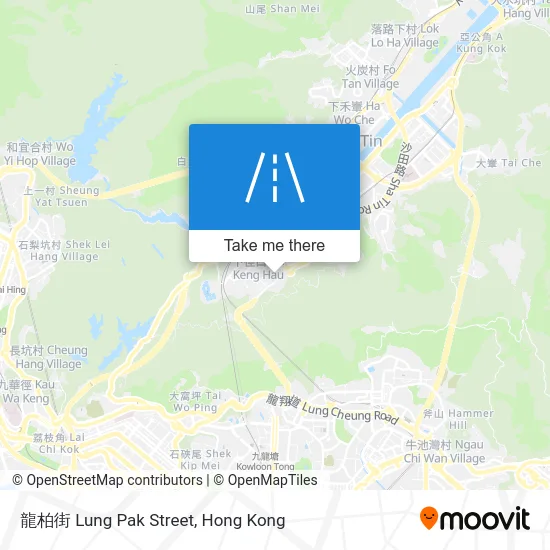 龍柏街 Lung Pak Street map