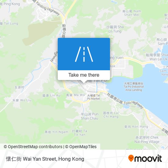 懷仁街 Wai Yan Street map