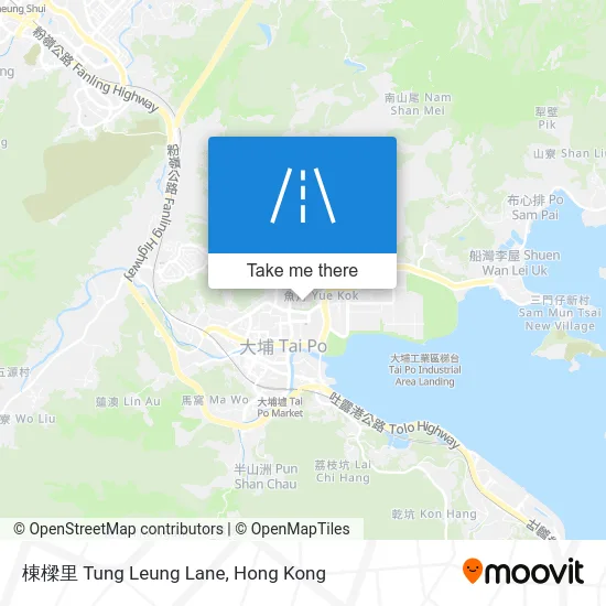 棟樑里 Tung Leung Lane map