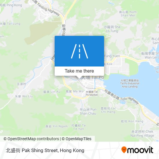 北盛街 Pak Shing Street map