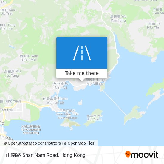 山南路 Shan Nam Road map