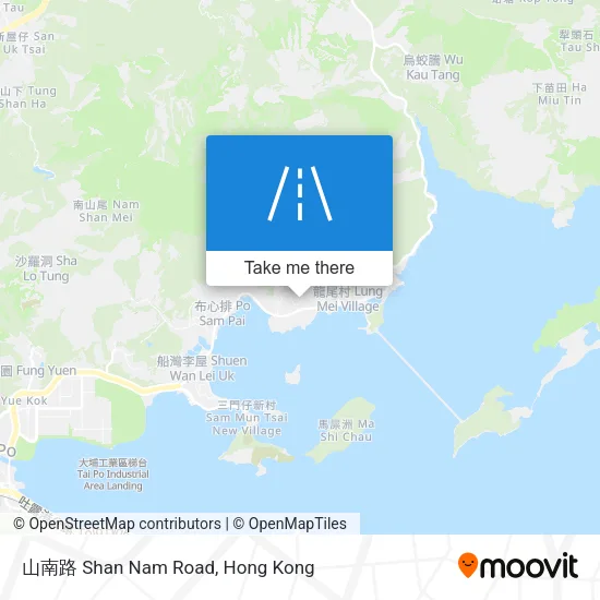 山南路 Shan Nam Road地圖