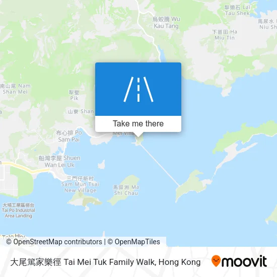 大尾篤家樂徑 Tai Mei Tuk Family Walk地圖