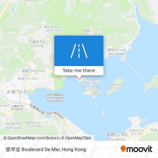 愛琴道 Boulevard De Mer map