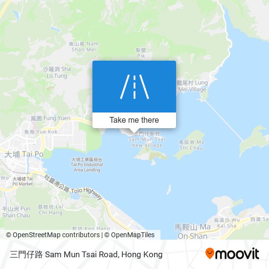 三門仔路 Sam Mun Tsai Road地圖