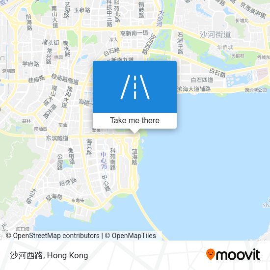 沙河西路 map