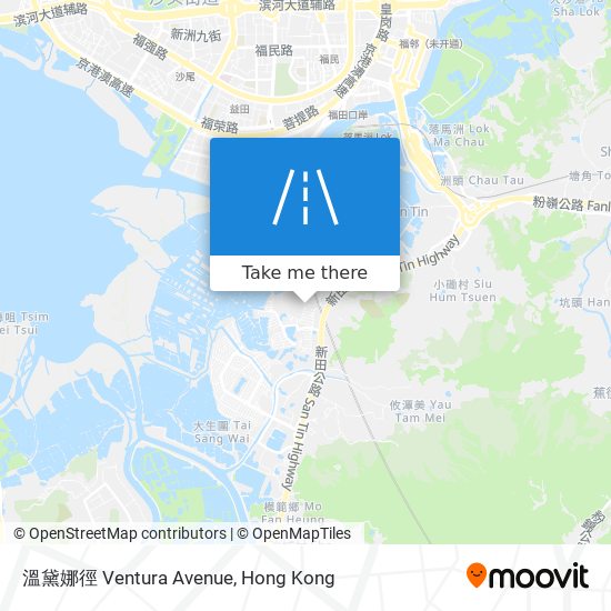 溫黛娜徑 Ventura Avenue map