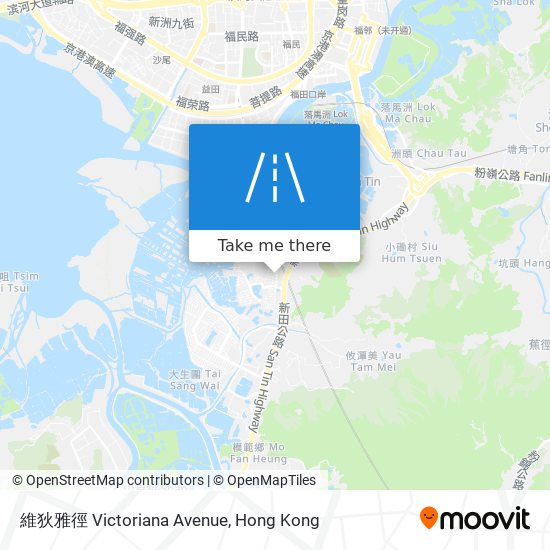 維狄雅徑 Victoriana Avenue map