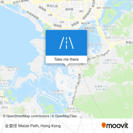 金粟徑 Maize Path map