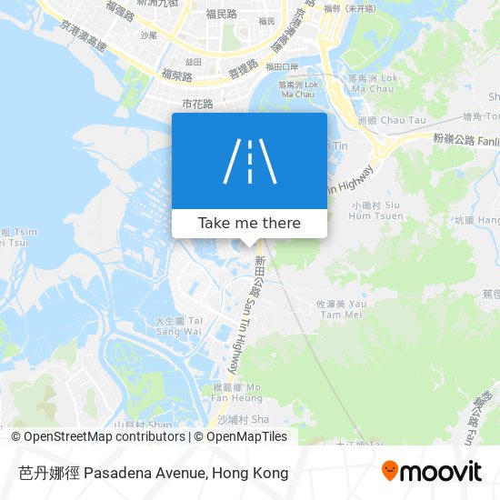 芭丹娜徑 Pasadena Avenue map