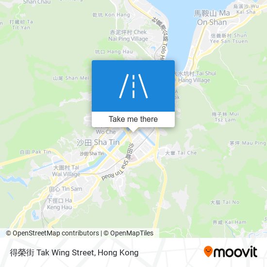 得榮街 Tak Wing Street map