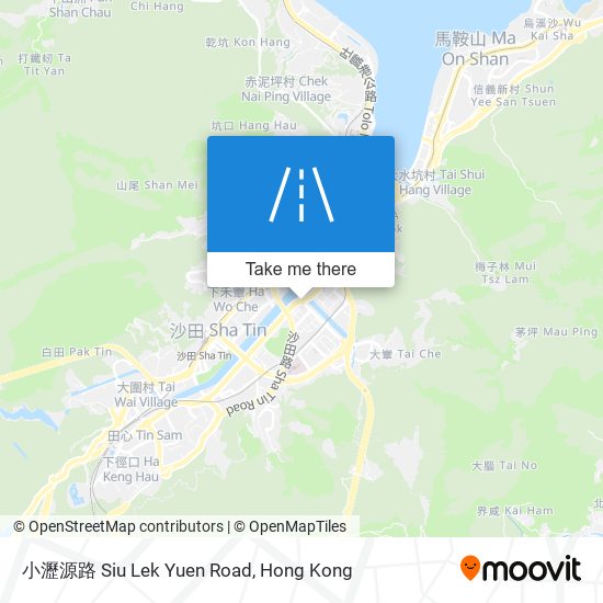 小瀝源路 Siu Lek Yuen Road map