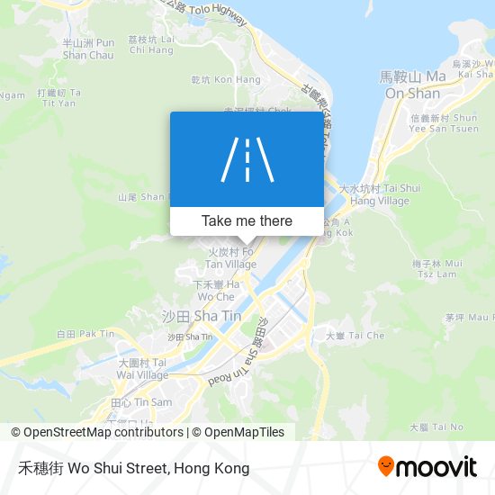 禾穗街 Wo Shui Street map