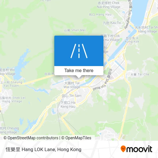 恆樂里 Hang LOK Lane map