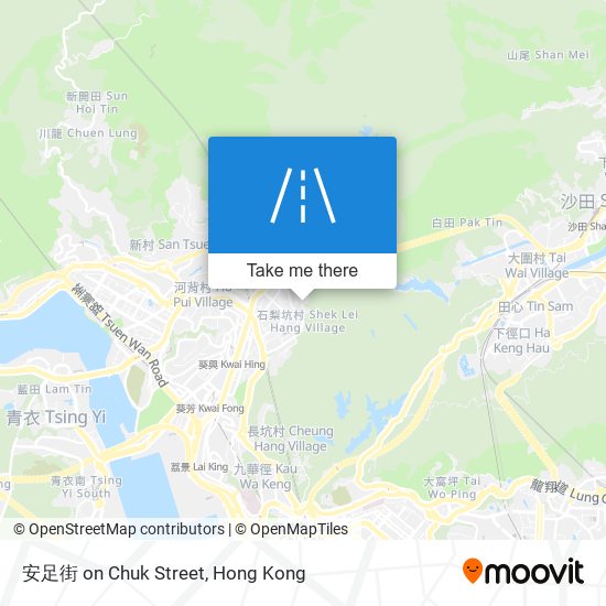 安足街 on Chuk Street map