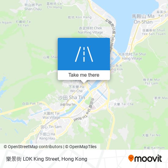 樂景街 LOK King Street map