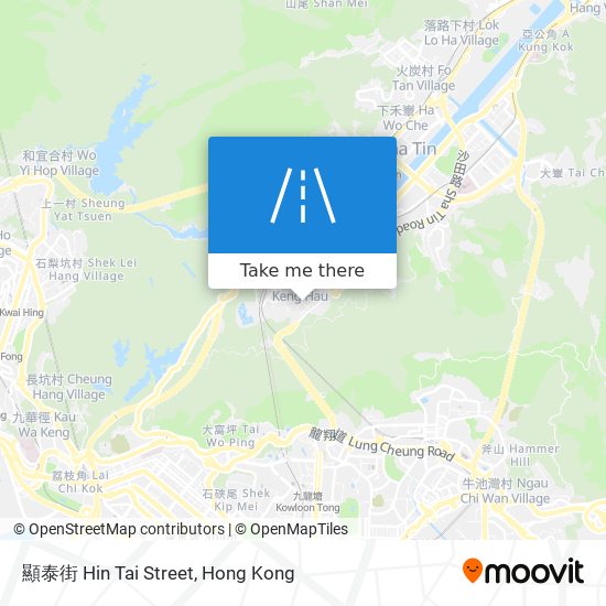 顯泰街 Hin Tai Street地圖