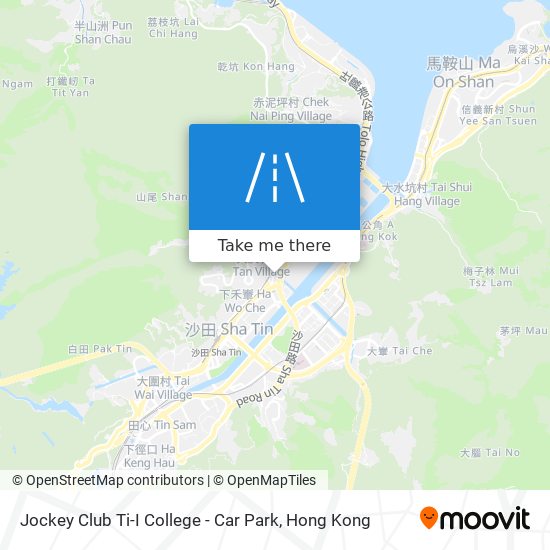 Jockey Club Ti-I College - Car Park map