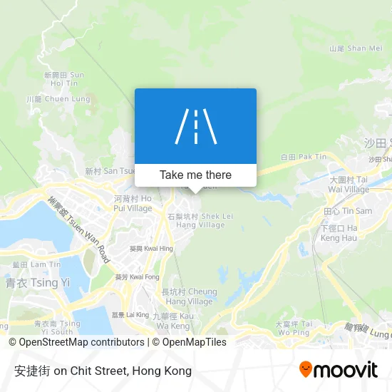 安捷街 on Chit Street map