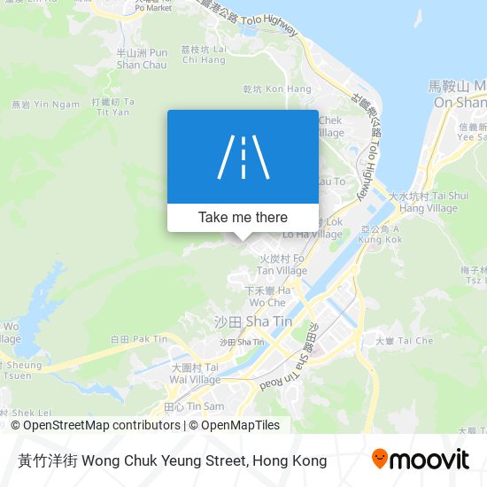 黃竹洋街 Wong Chuk Yeung Street map