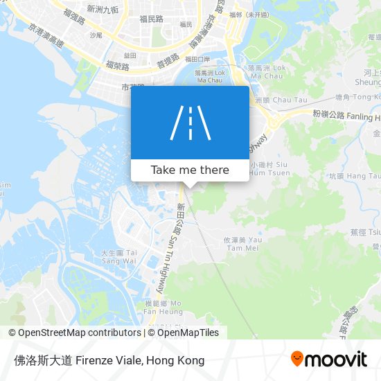 佛洛斯大道 Firenze Viale map