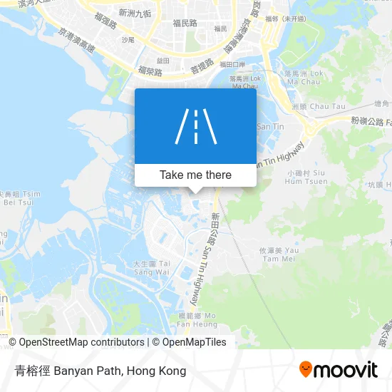 青榕徑 Banyan Path map