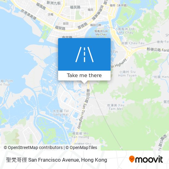 聖梵哥徑 San Francisco Avenue map