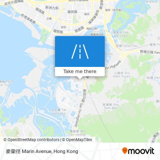 麥蘭徑 Marin Avenue map