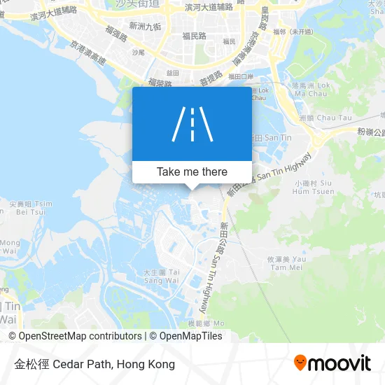 金松徑 Cedar Path map