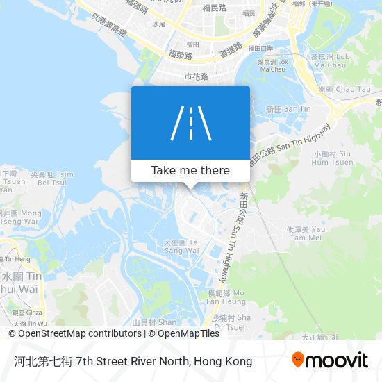 河北第七街 7th Street River North map