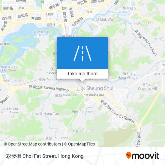 彩發街 Choi Fat Street map