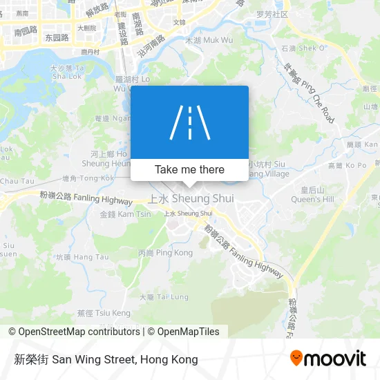 新榮街 San Wing Street map