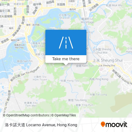 洛卡諾大道 Locarno Avenue map