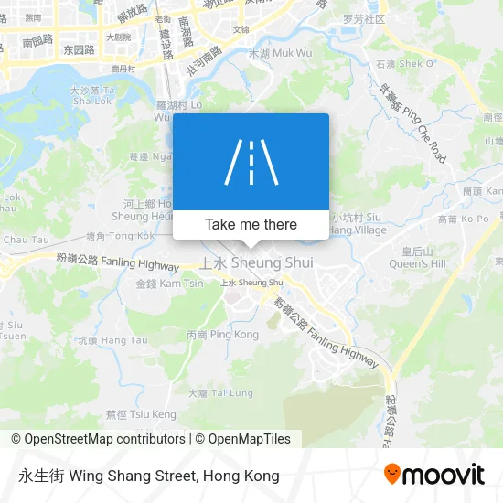 永生街 Wing Shang Street map