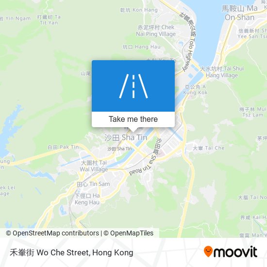 禾輋街 Wo Che Street map