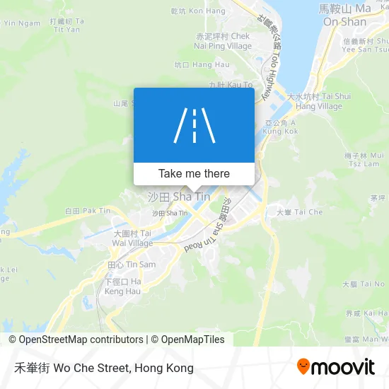 禾輋街 Wo Che Street map