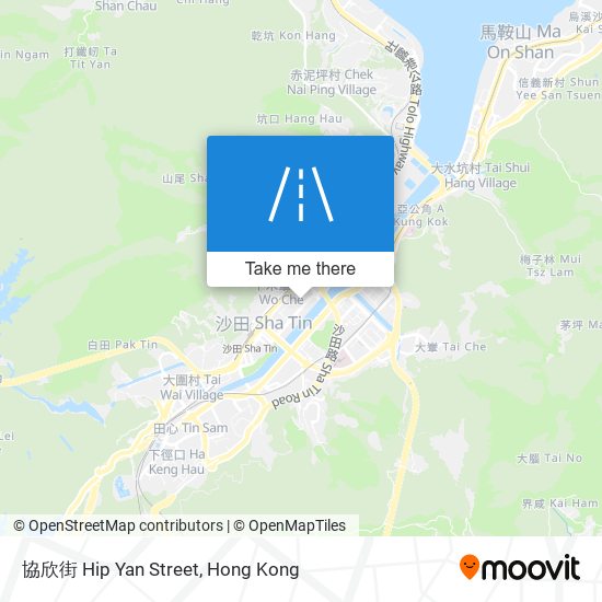 協欣街 Hip Yan Street map