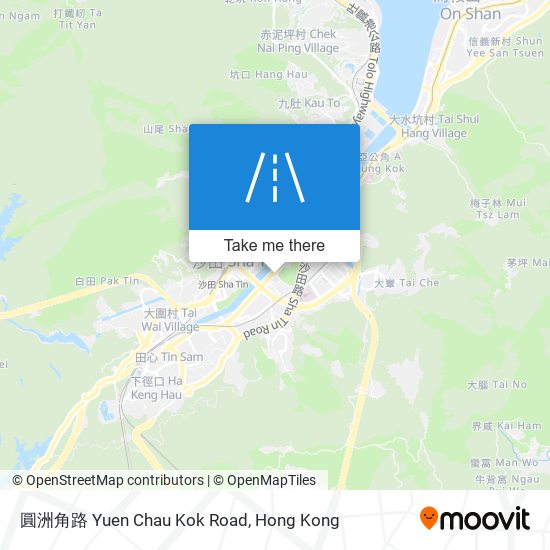 圓洲角路 Yuen Chau Kok Road map