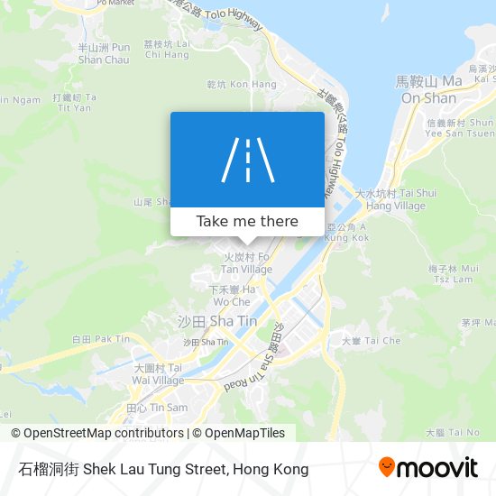 石榴洞街 Shek Lau Tung Street map