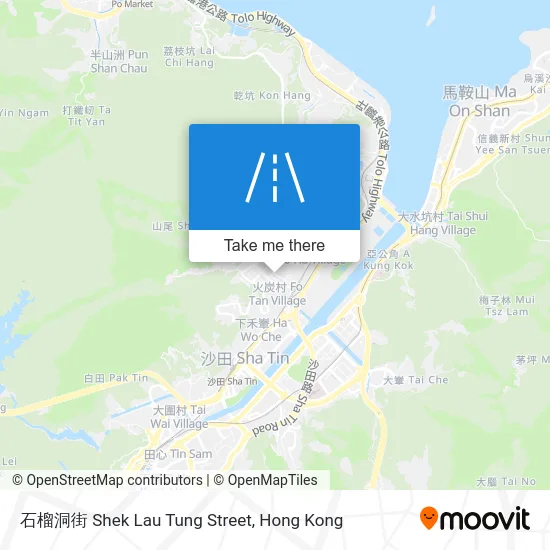 石榴洞街 Shek Lau Tung Street map