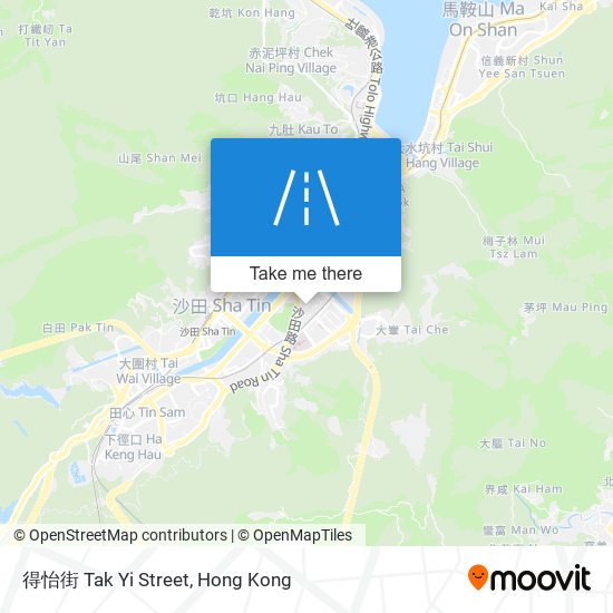 得怡街 Tak Yi Street map