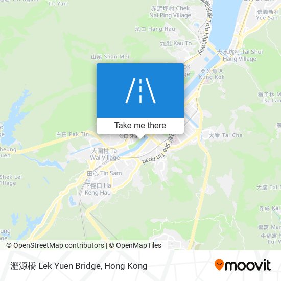 瀝源橋 Lek Yuen Bridge map