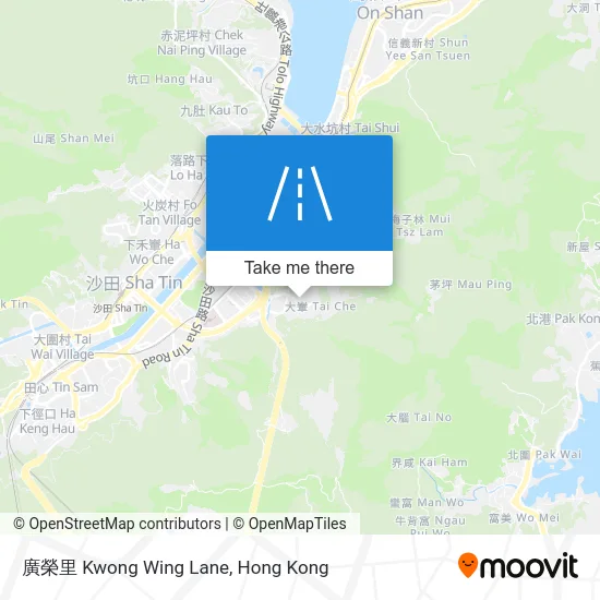 廣榮里 Kwong Wing Lane map