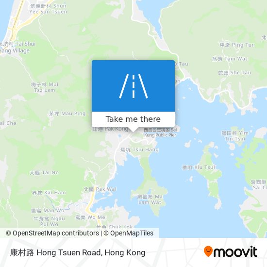 康村路 Hong Tsuen Road map