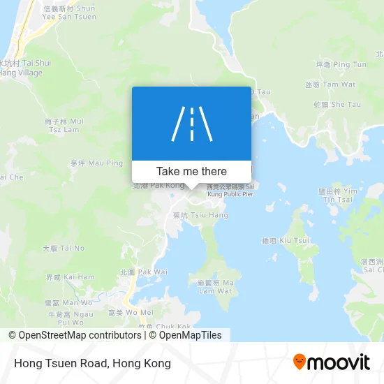 Hong Tsuen Road map