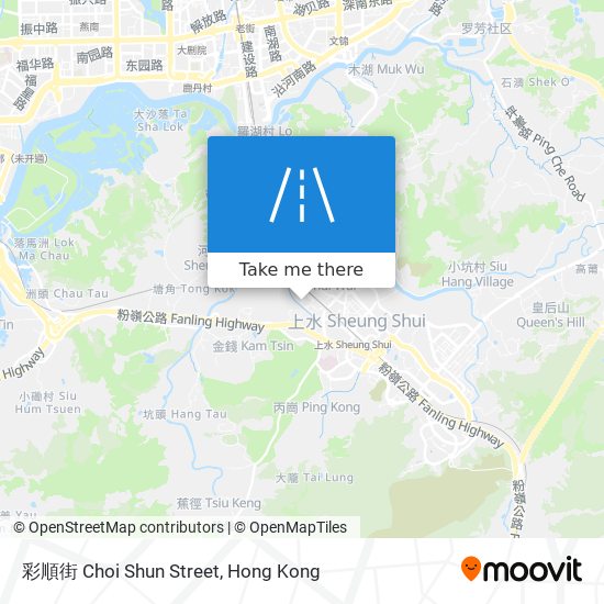 彩順街 Choi Shun Street map