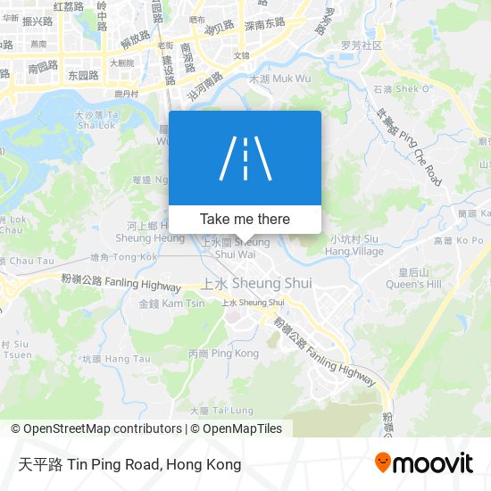 天平路 Tin Ping Road map