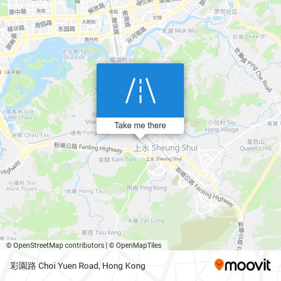 彩園路 Choi Yuen Road map