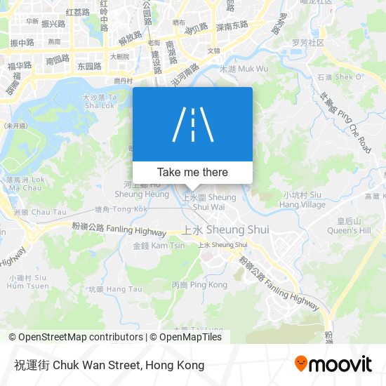 祝運街 Chuk Wan Street map